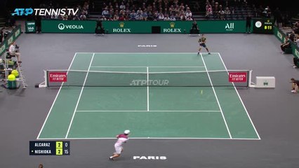 Highlights: Alcaraz ohne Probleme gegen Nishioka