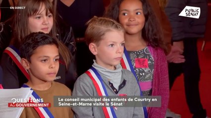 Download Video: Le conseil municipal des enfants de Courtry en Seine-et-Marne visite le Sénat