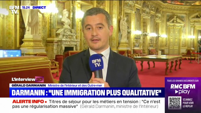 Avec l'obligation d'un test de français réussi, Gérald Darmanin promet une immigration plus qualitative