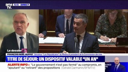 François-Noël Buffet: "Nous avons besoin de simplification dans les procédures et dans les titres de séjour"