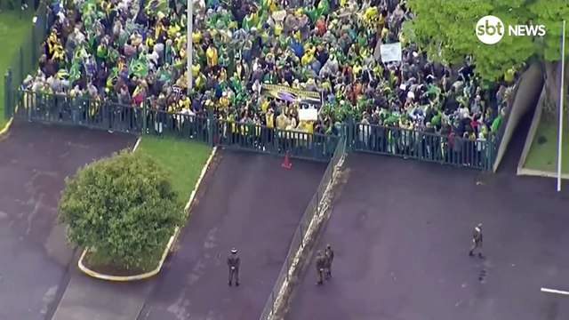 Protestos bolsonaristas são registrados em diferentes partes do país
