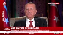 Erdoğan'dan anayasa değişikliği açıklaması: Aile yapımızı her türlü sapkınlıktan, marjinal akımlardan, yozlaşmalardan koruyacağız