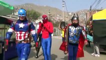 Policías se disfrazaron de Avengers y detuvieron a una familia de narcotraficantes en Halloween