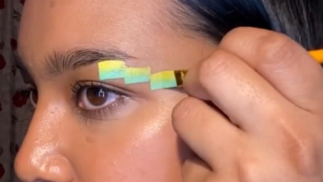 Makeup artist makes graphic liner look easy