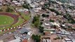 Imagens aéreas mostram congestionamento em Apucarana