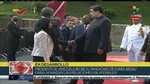 Pdte. Nicolás Maduro recibe a su homólogo de Guinea Bissau para afianzar relaciones bilaterales