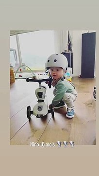 Nino, le fils de Marion Rousse et Julian Alaphilippe