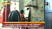 Velada de boxeo en Posadas: José “Cordero” García vuelve al ring luego de seis meses