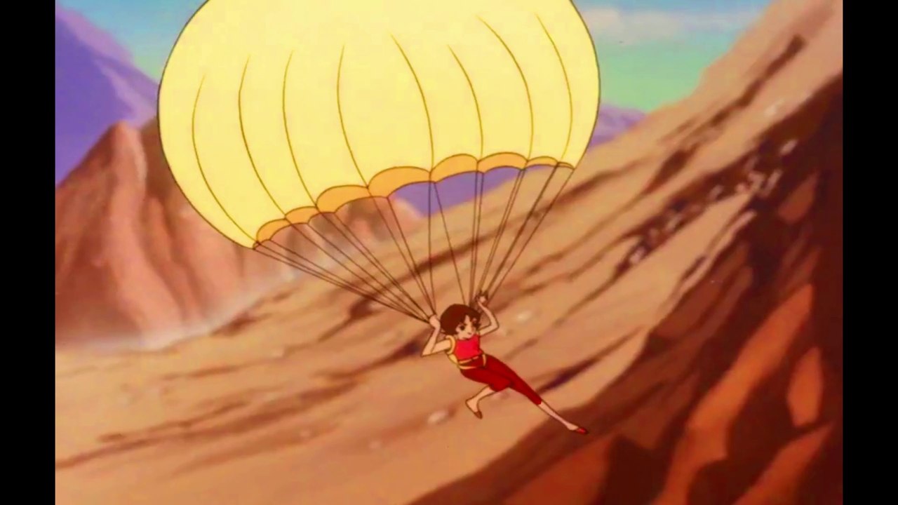 Mach Go Go Go - plane shot down