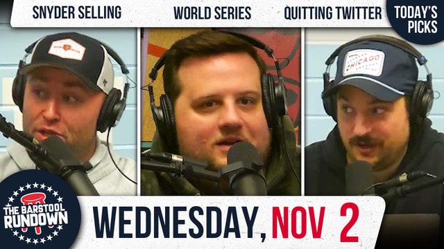 White Sox Dave Isn't Happy Snyder Is Selling The Commanders | Barstool Rundown - November 2, 2022
