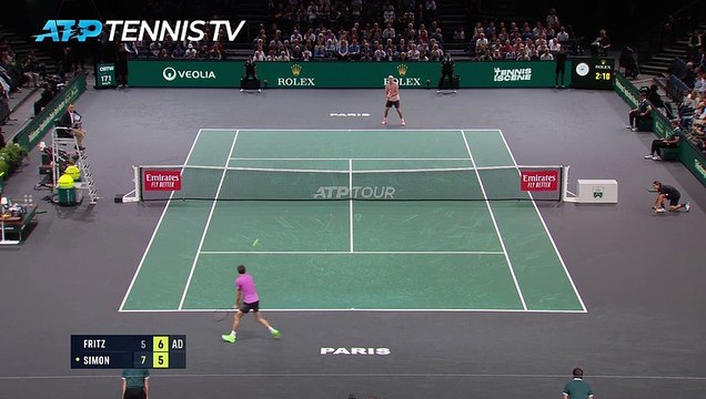 Rolex Paris Masters - Gilles Simon élimine Taylor Fritz