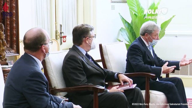 Presiden Jokowi Menerima Delegasi Boeing International, Istana Merdeka