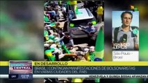 Bolsonaristas continúan manifestaciones en varias ciudades del país