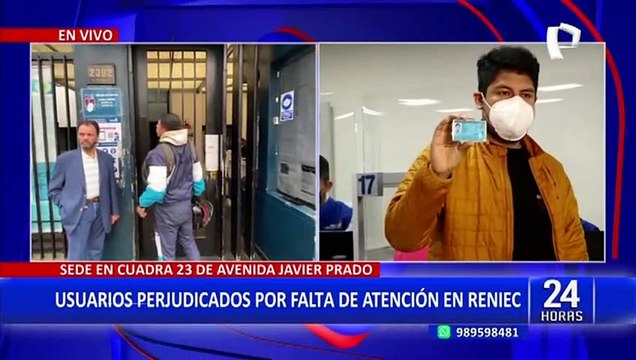 Paro de trabajadores en Reniec: Usuarios se muestran afectados por falta de atención