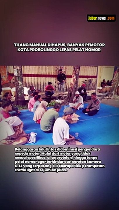 TILANG MANUAL DIHAPUS, BANYAK PEMOTOR KOTA PROBOLINGGO LEPAS PELAT NOMOR