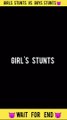 girls stunts vs boys stunts #shorts