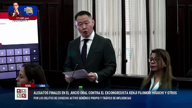 Kenji Fujimori en juicio oral: No voy a volver a Fuerza Popular que con malas artes me trajo aquí