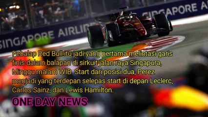 Sergio Perez Raih Kemenangan di GP Singapura, Verstappen Gagal Amankan Gelar Juara 🏆