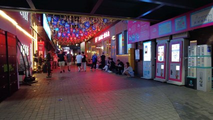 03.街拍廣州酒吧街，不知道的還以為走進了選美大會？China girl，4k China walk，paseo chino 4k