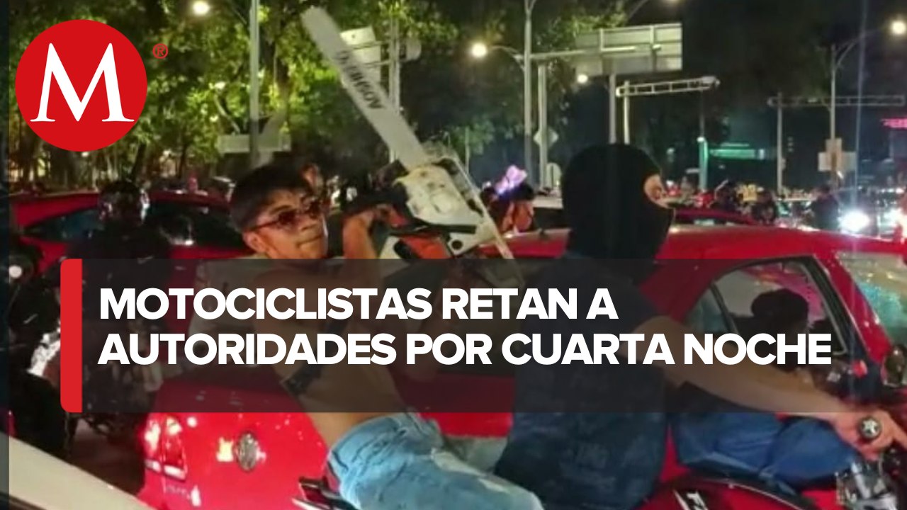 Policía de CdMx realiza operativos para encapsular rodadas de motociclistas