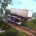 A truck carrying too heavy a load Game - Spintires- MudRunner
