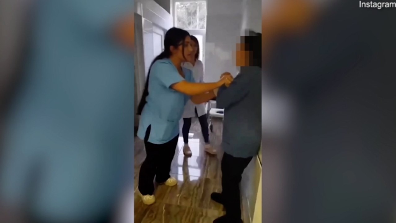 Huzurevinde yaşlılara şiddet kameraya yansıdı