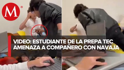 Estudiante de Prepa Tec amenaza a compañero con navaja; fiscalía inicia indagatoria