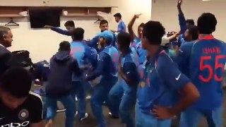 Indian team dance after winning against bangladesh