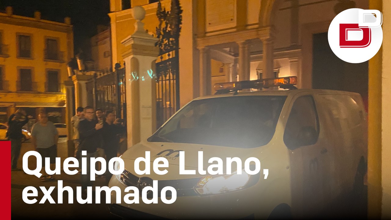 Así fue la exhumación de los restos de Queipo de Llano