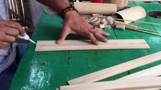 Cara Membuat Miniatur Lokomotif Kereta Api dari Bambu