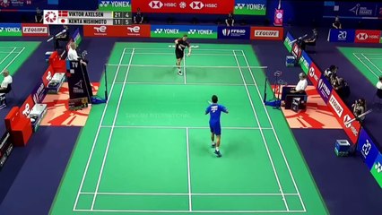 Badminton French Open 2022 Viktor Axelsen DENMARK vs Kenta Nishimoto JAPAN