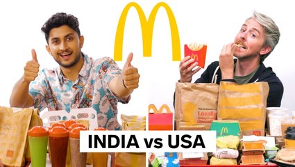 US vs India McDonald's | Food Wars