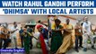 Bharat Jodo Yatra: Rahul Gandhi joins artists performing 'Dhimsa' | Oneindia News *News