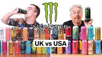 US vs UK Monster Energy | Food Wars