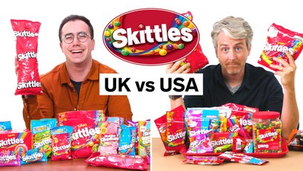 US vs UK Skittles | Food Wars
