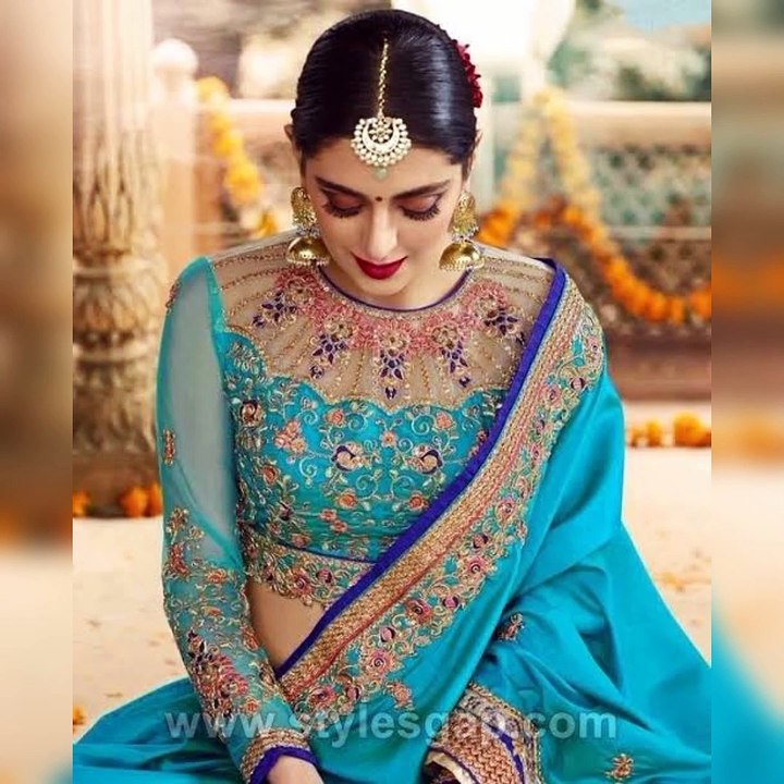 Indian saree blouse designs | blouse sleeves | blouse neck | blouse back neck designs