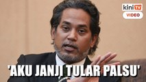 'Saya tak tandatangan aku janji dengan kepala surat Umno'