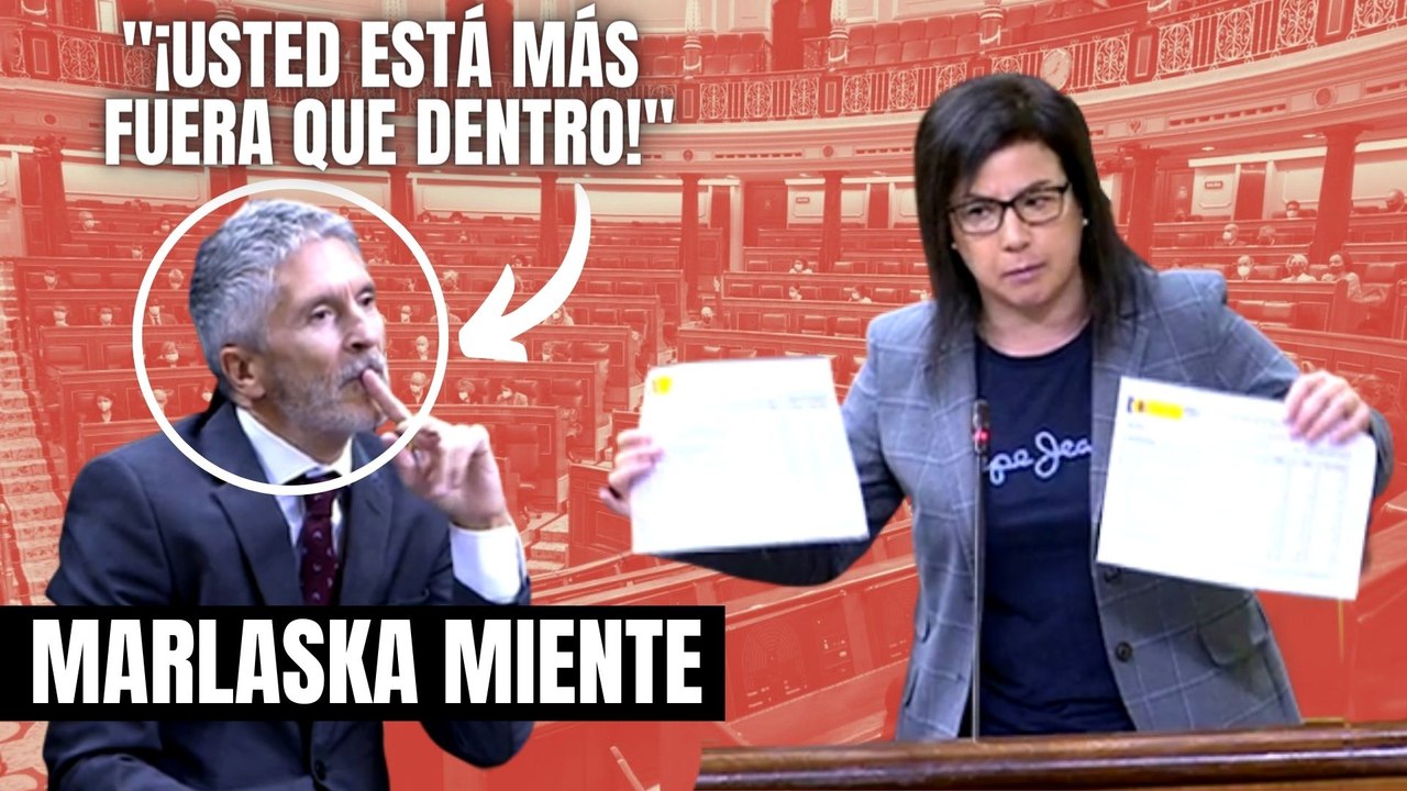 Ana Vázquez da a Marlaska con los datos de criminalidad en la cara: ¡Usted está más fuera que dentro!