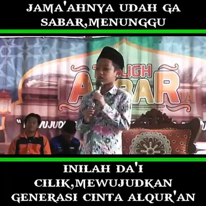 Pengajian umum Da'i kecil lucu