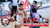 NCAA Season 98 | Game Highlights: San Beda vs Arellano | Men's Basketball Tournament Round 2