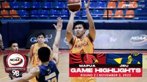 NCAA Season 98 | Game Highlights: Mapua vs JRU | Men's Basketball Tournament Round 2