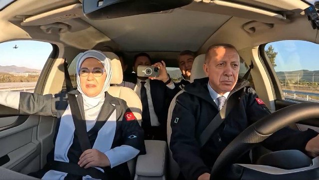 Erdoğan TOGG yolculuğunun videosunu paylaştı