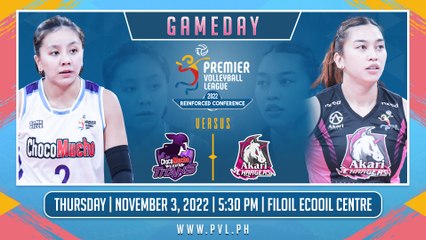 GAME 2 NOVEMBER 3, 2022 | CHOCO MUCHO FLYING TITANS vs AKARI CHARGERS | 2022 PVL REINFORCED CONFERENCE