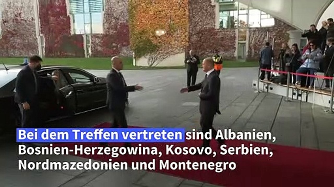 Scholz lädt zum Westbalkan-Gipfel ins Kanzleramt