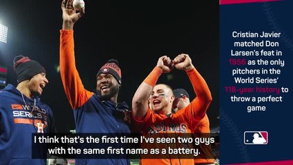 Baker hails electric Javier as Astros make history