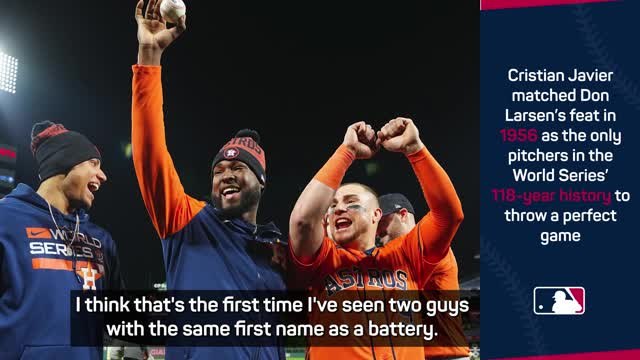 Baker hails electric Javier as Astros make history