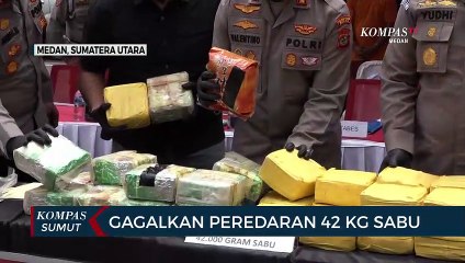 Polrestabes Medan Amankan Sabu Seberat 42 Kg