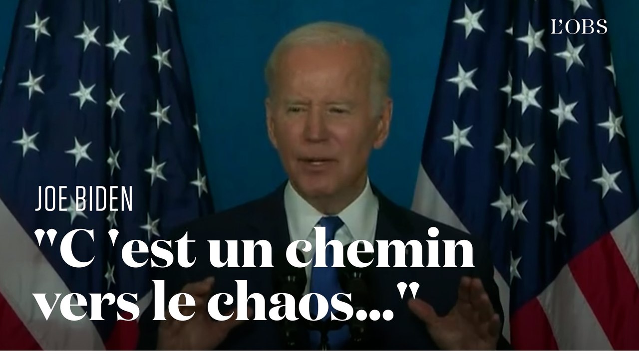 Joe Biden lance un appel pour protéger la démocratie et éviter "le chaos" en Amérique