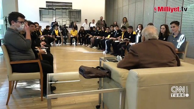 İlber Ortaylı'dan Demirören Medya Lisesi'ne ziyaret