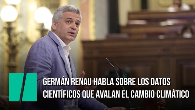 Germán Renau habla sobre los datos científicos que avalan el cambio climático